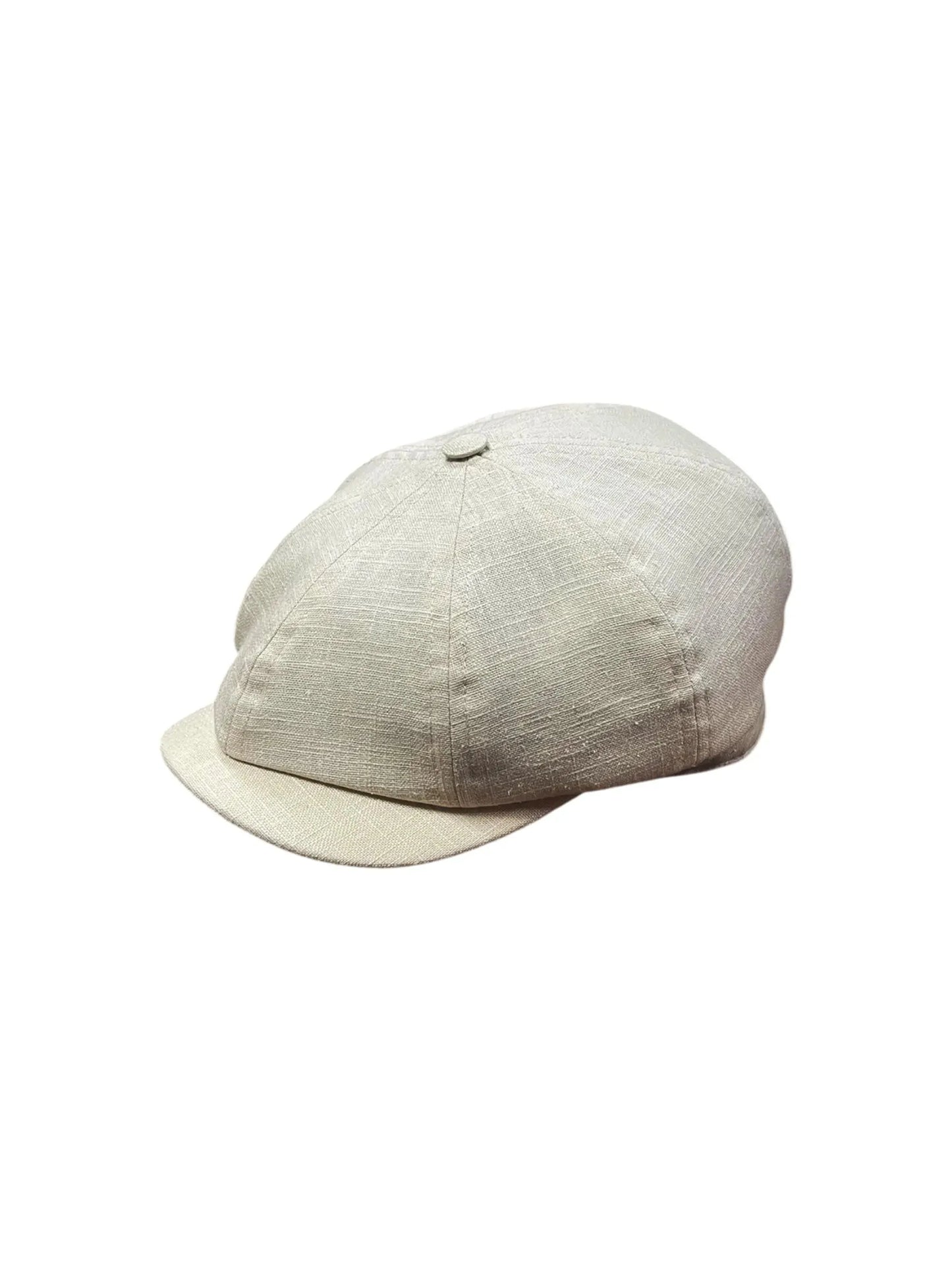 Linen Brooklyn Newsboy Cap
