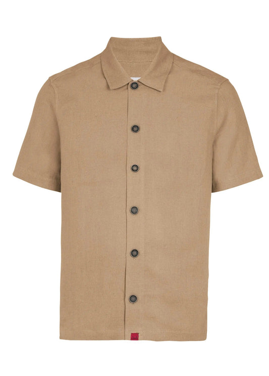 Linen Utility Short Sleeve Shirt