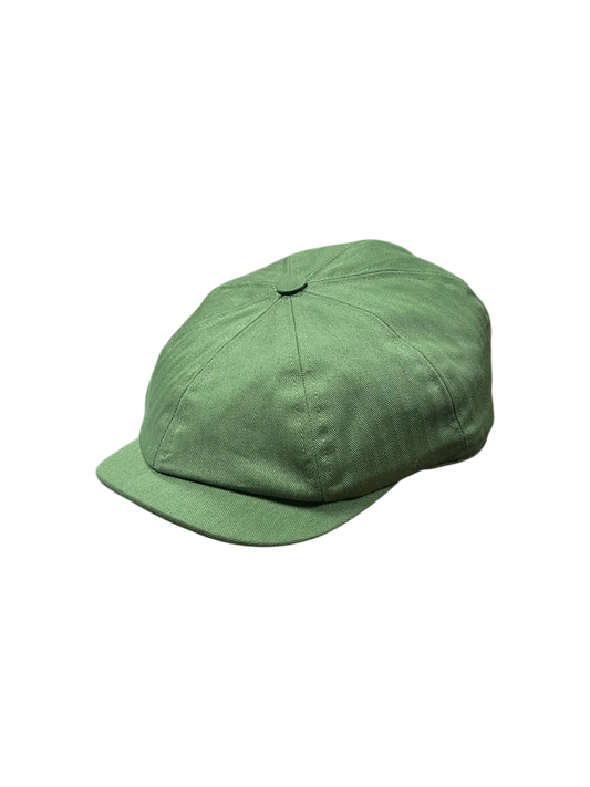 Herringbone Cotton ‘Brooklyn’ Newsboy Cap