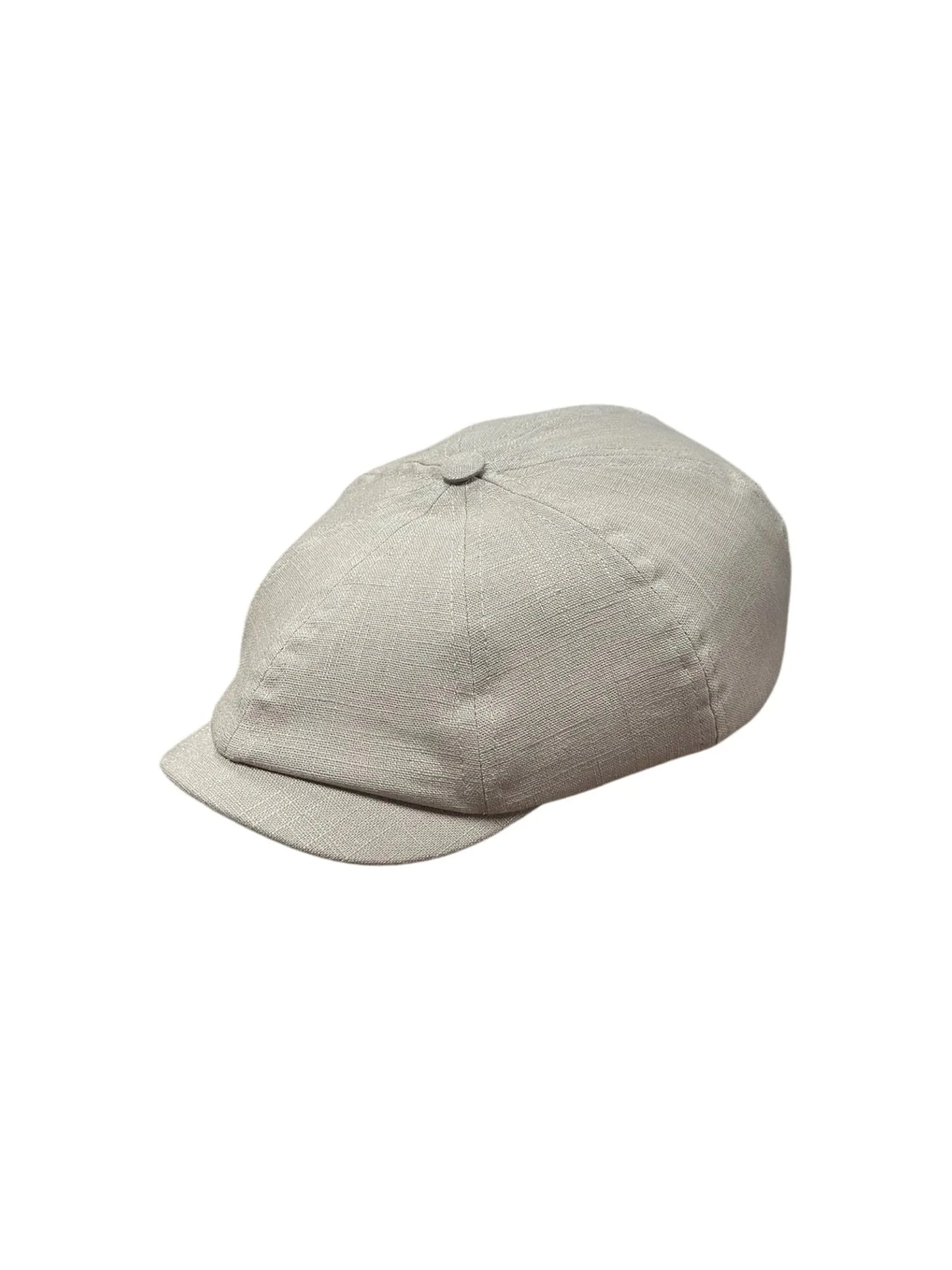 Linen Brooklyn Newsboy Cap