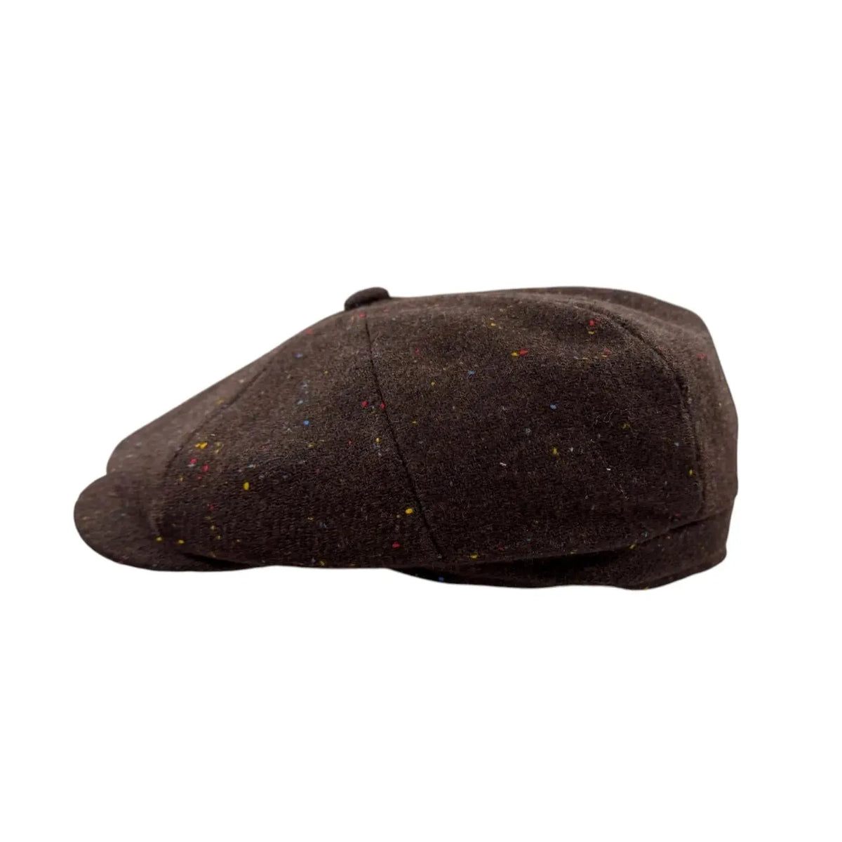 Speckled 'Brooklyn' Newsboy Cap (BROWN)
