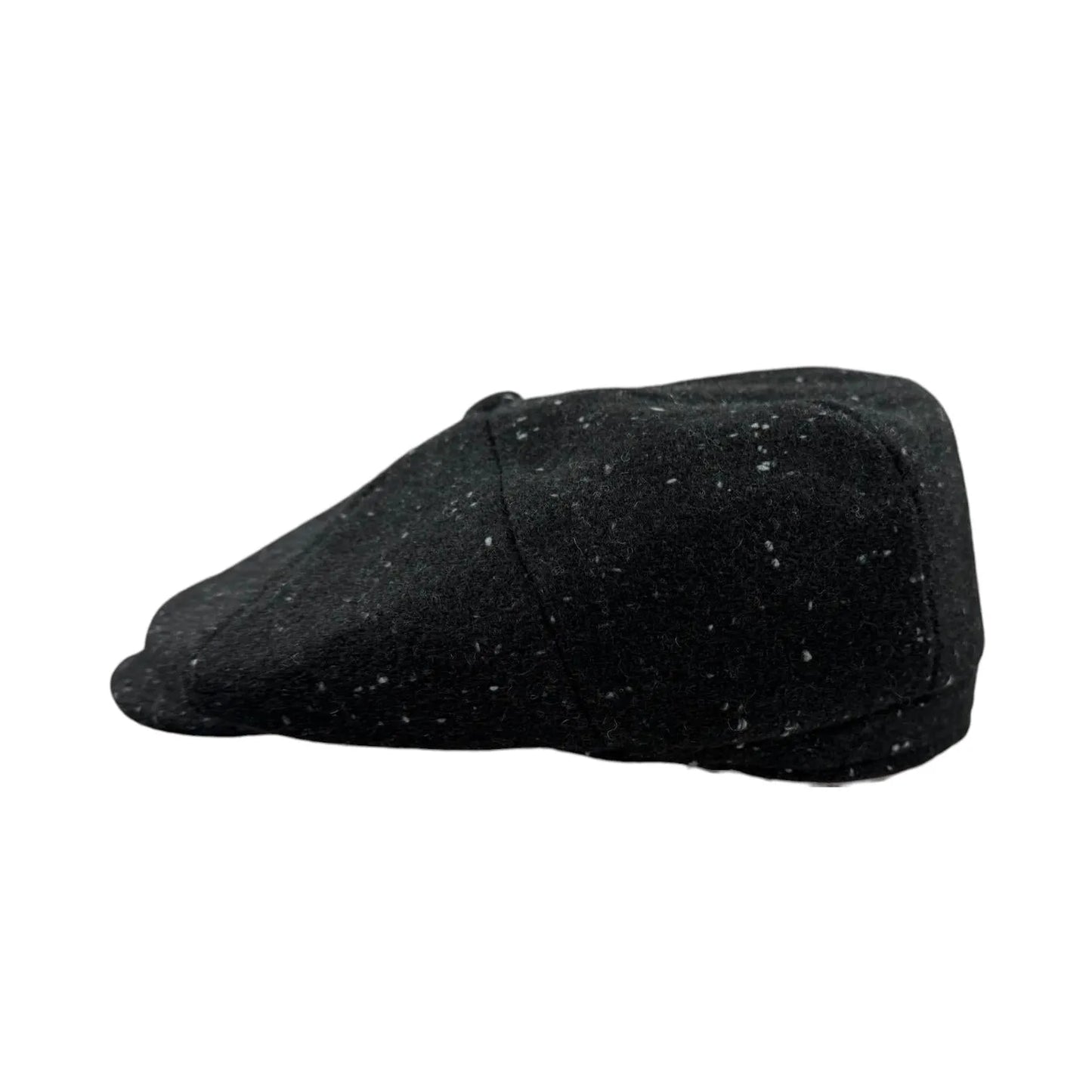 Speckled 'Brooklyn' Newsboy Cap (BLACK)