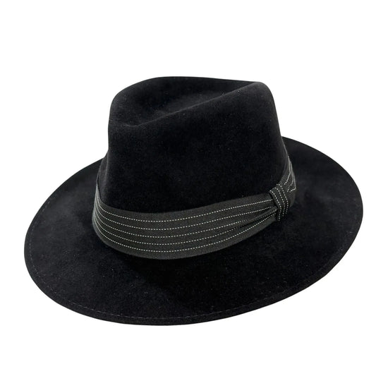Shaftesbury fedora in velour furfelt