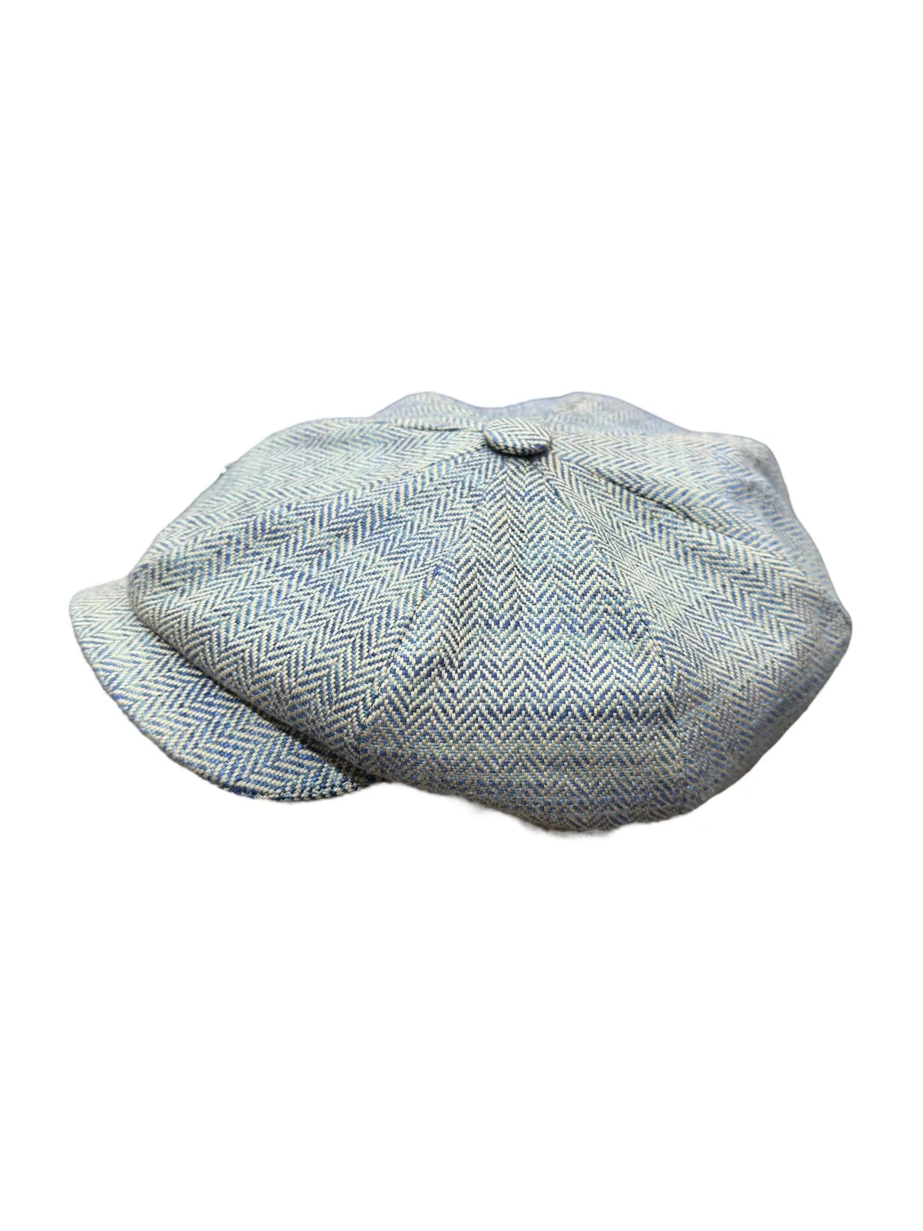 blue herringbone gatsby