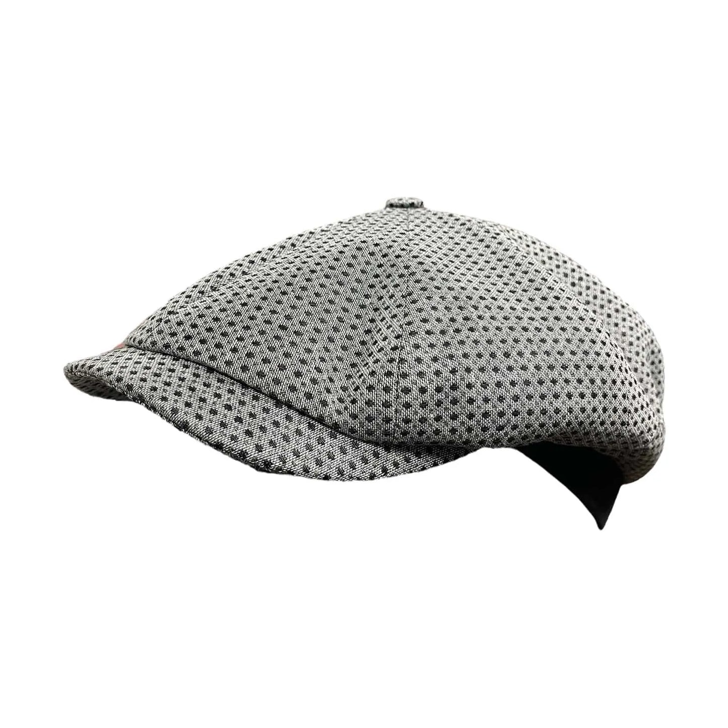 Polka Dot 'Brooklyn' Newsboy Cap