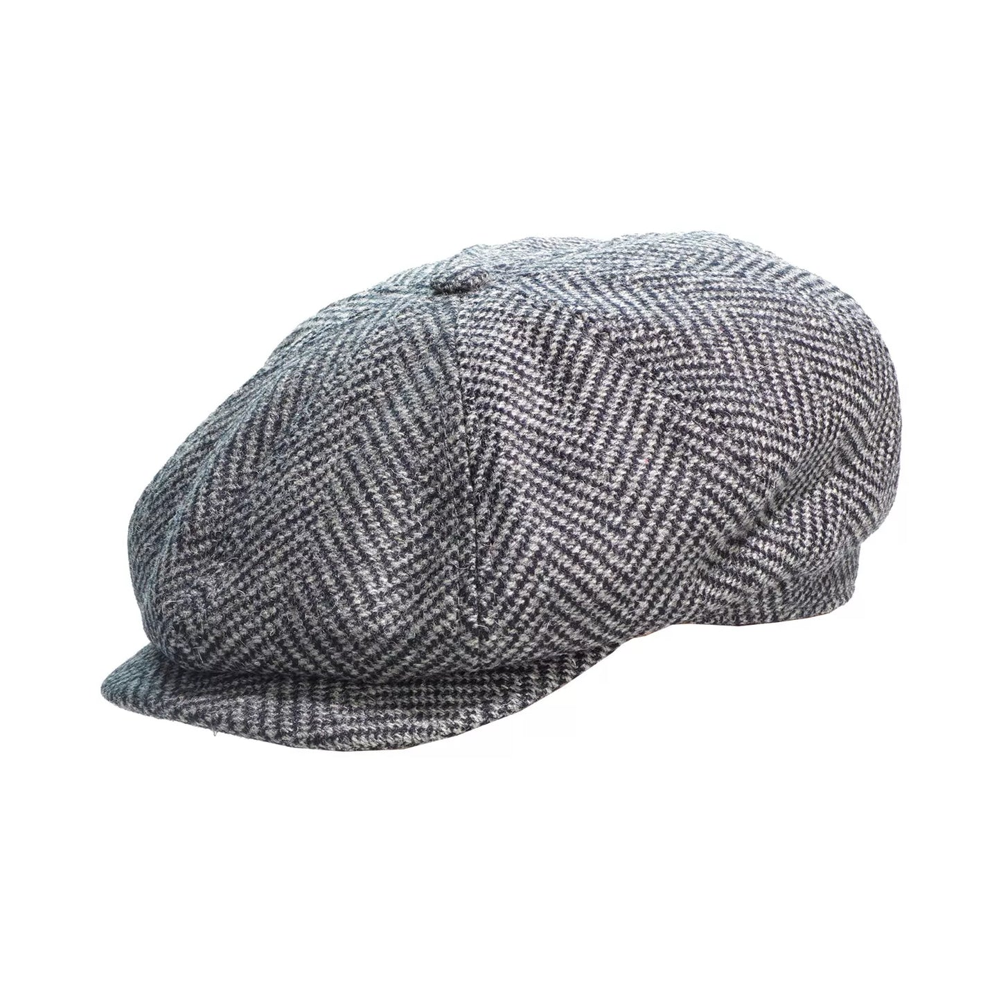 Herringbone 'Brooklyn' Newsboy Cap