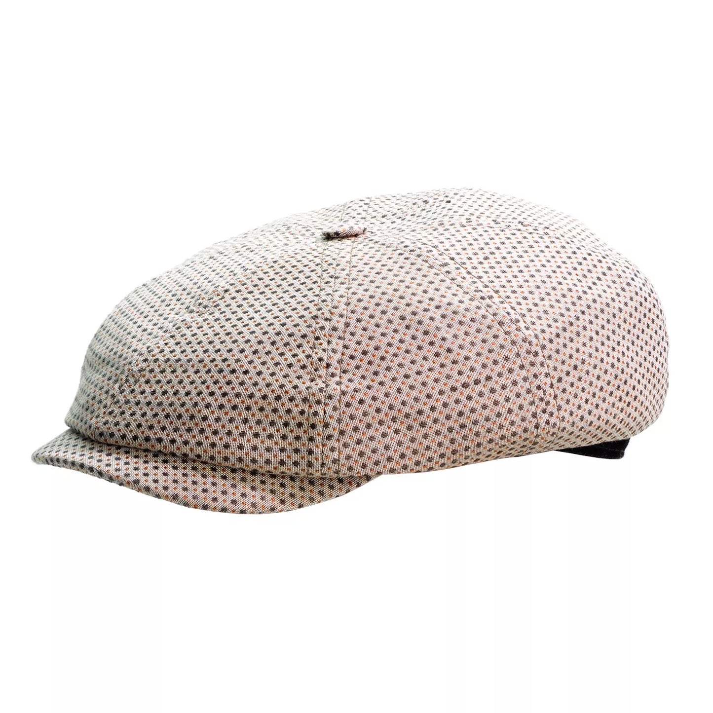 Polka Dot 'Brooklyn' Newsboy Cap