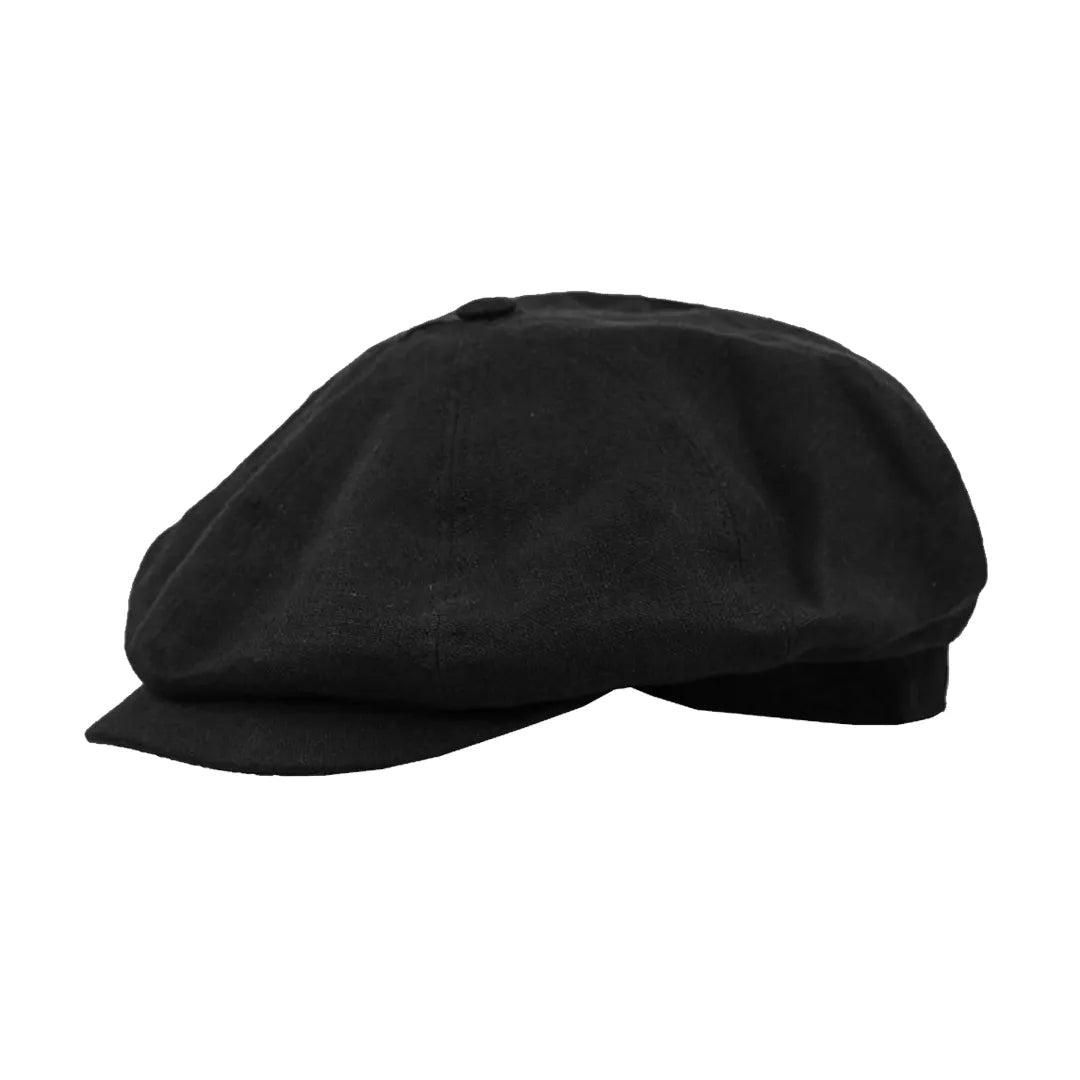 Linen Brooklyn Newsboy Cap