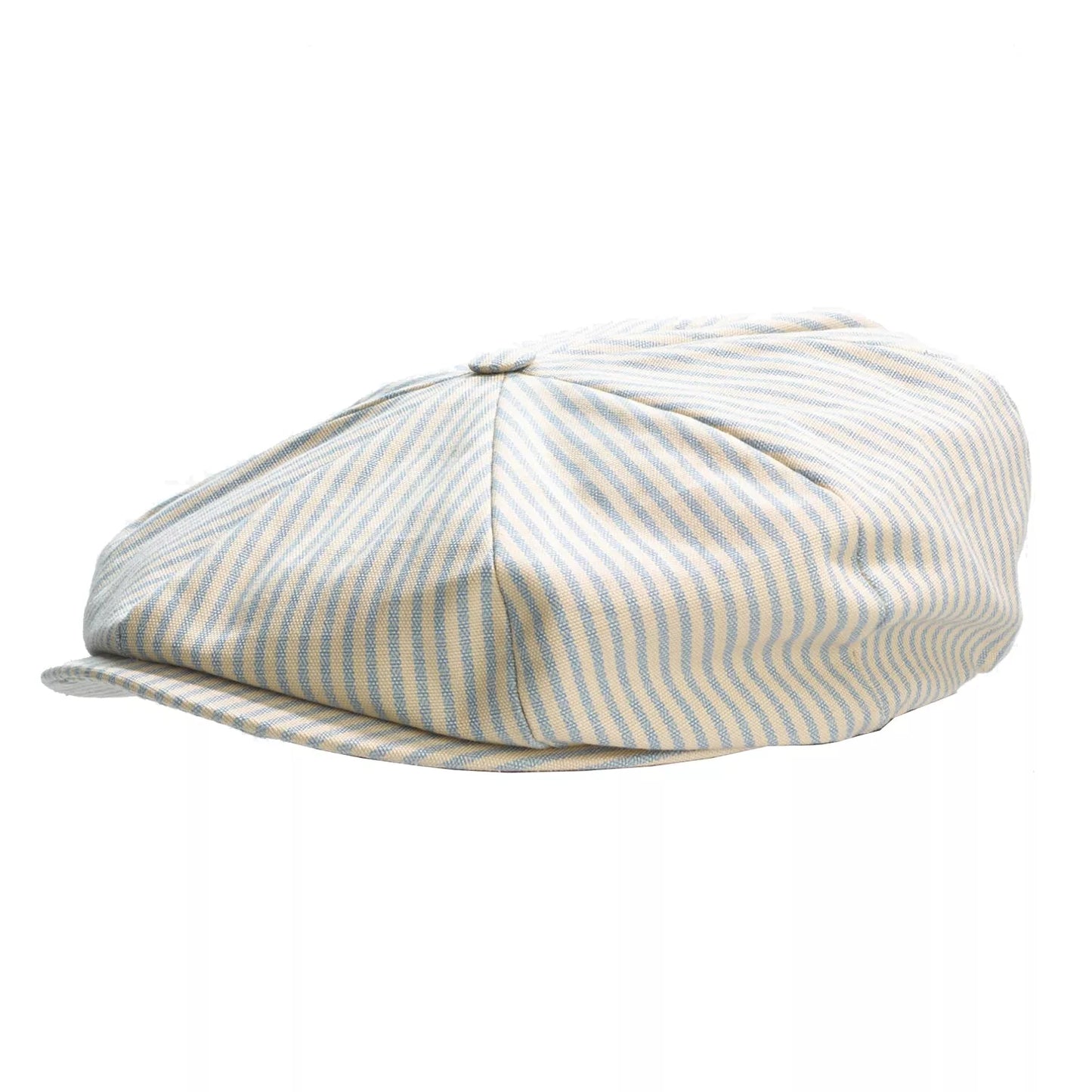 Cotton Stripe Bakerboy Cap