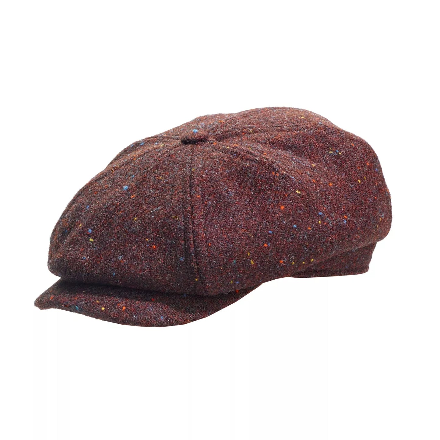 Speckled Harris Tweed 'Brooklyn' Newsboy Cap