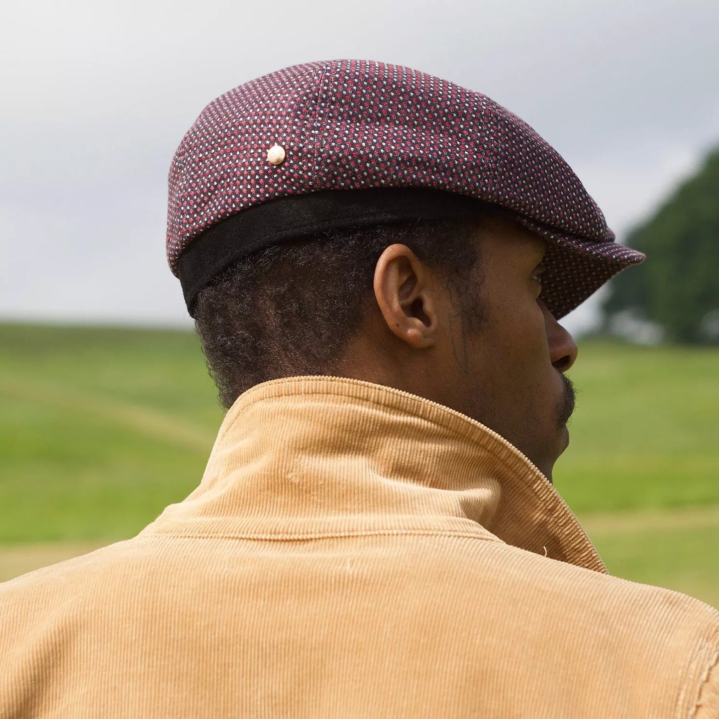 Polka Dot 'Brooklyn' Newsboy Cap