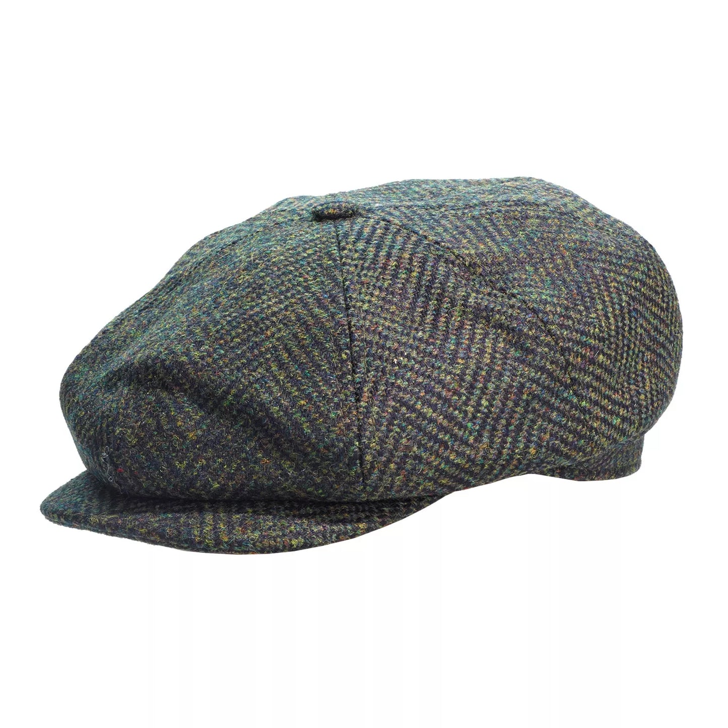 Herringbone 'Brooklyn' Newsboy Cap