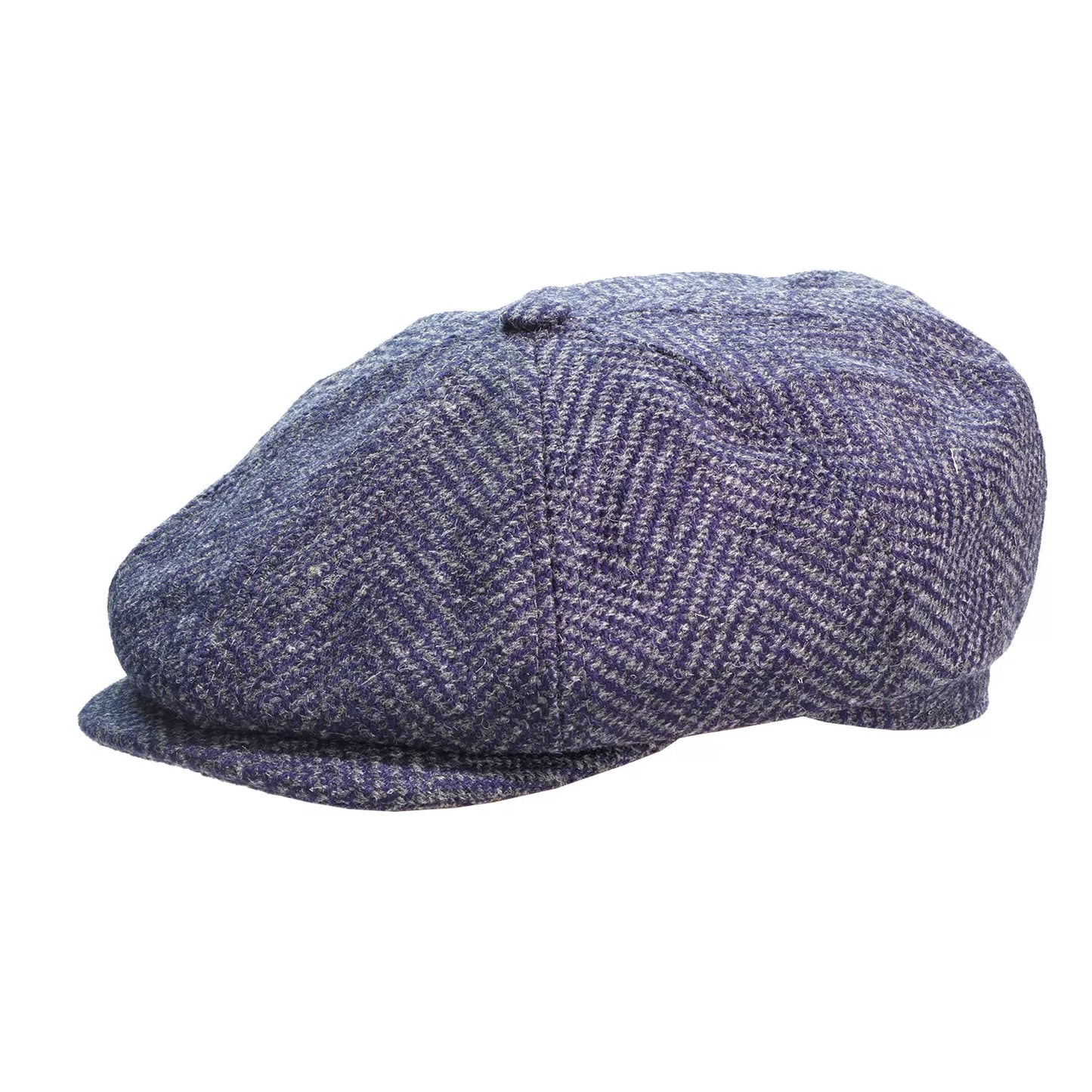 Herringbone 'Brooklyn' Newsboy Cap