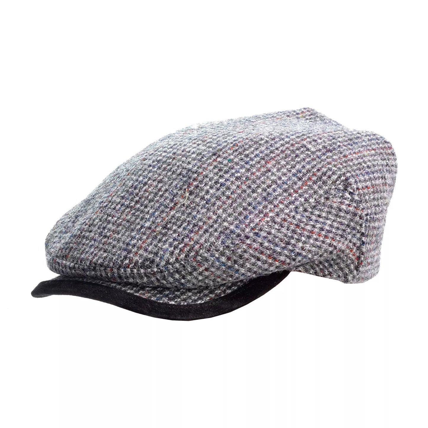 Harris tweed Sicilian grey small square