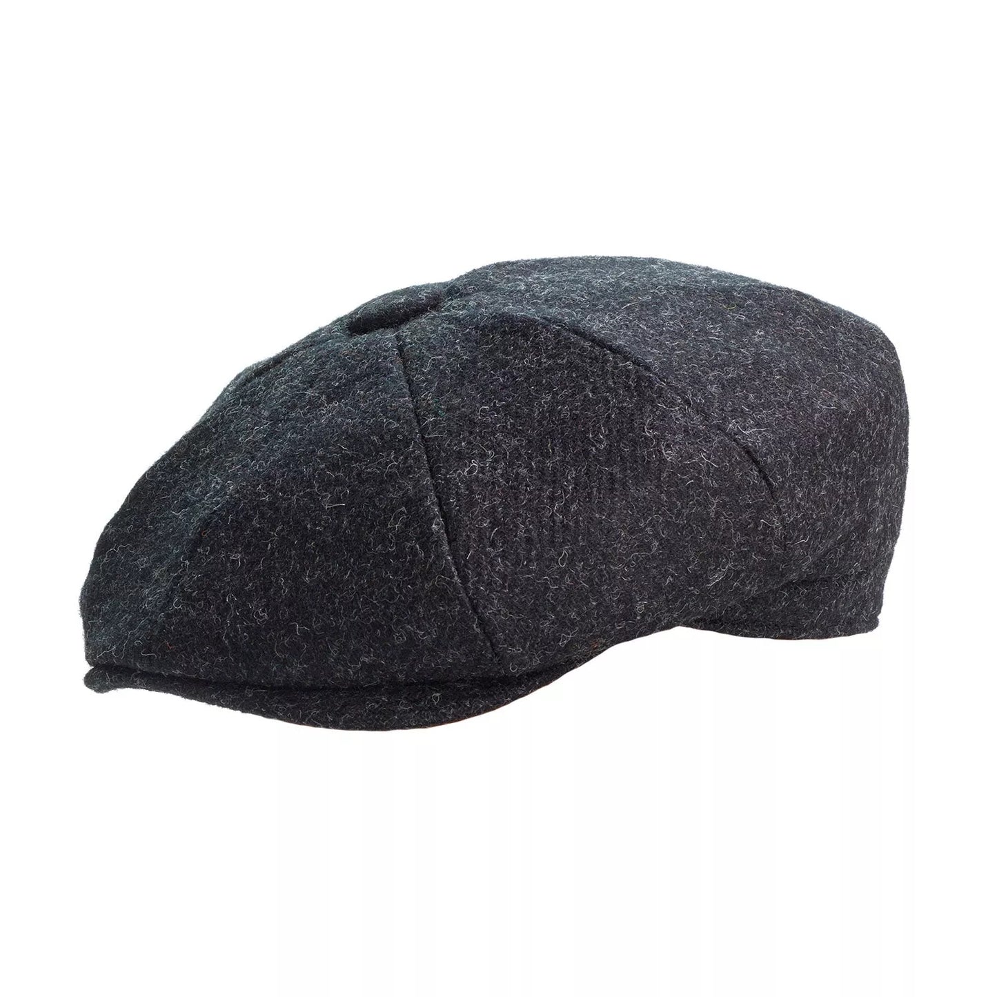 Slim-fit Hudson ‘Brooklyn’ Newsboy Cap, handcrafted in England for men & women.