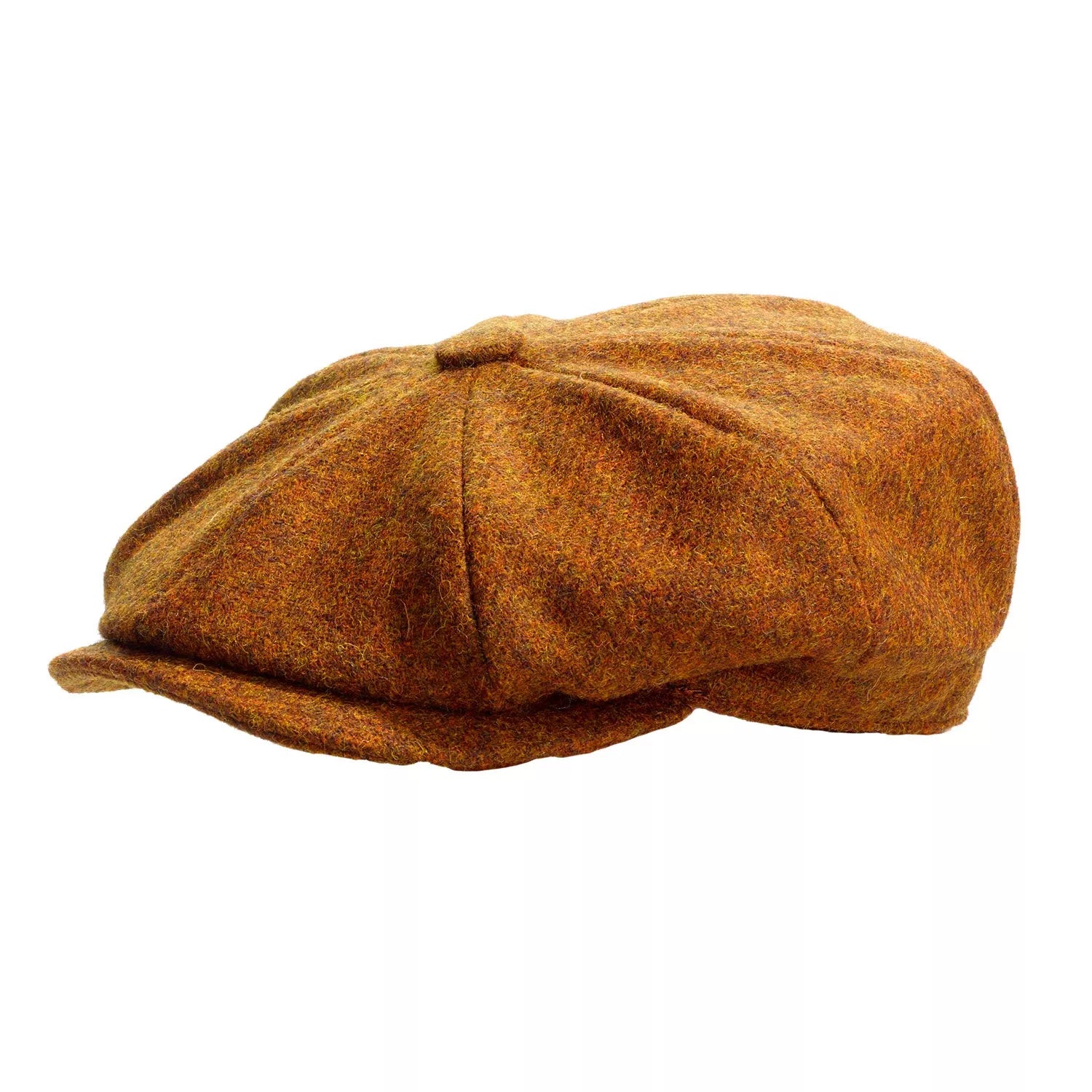 Slim-fit Hudson ‘Brooklyn’ Newsboy Cap, handcrafted in England for men & women.