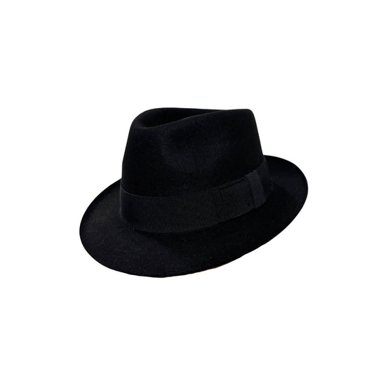 City Trilby Furfelt (BLACK)