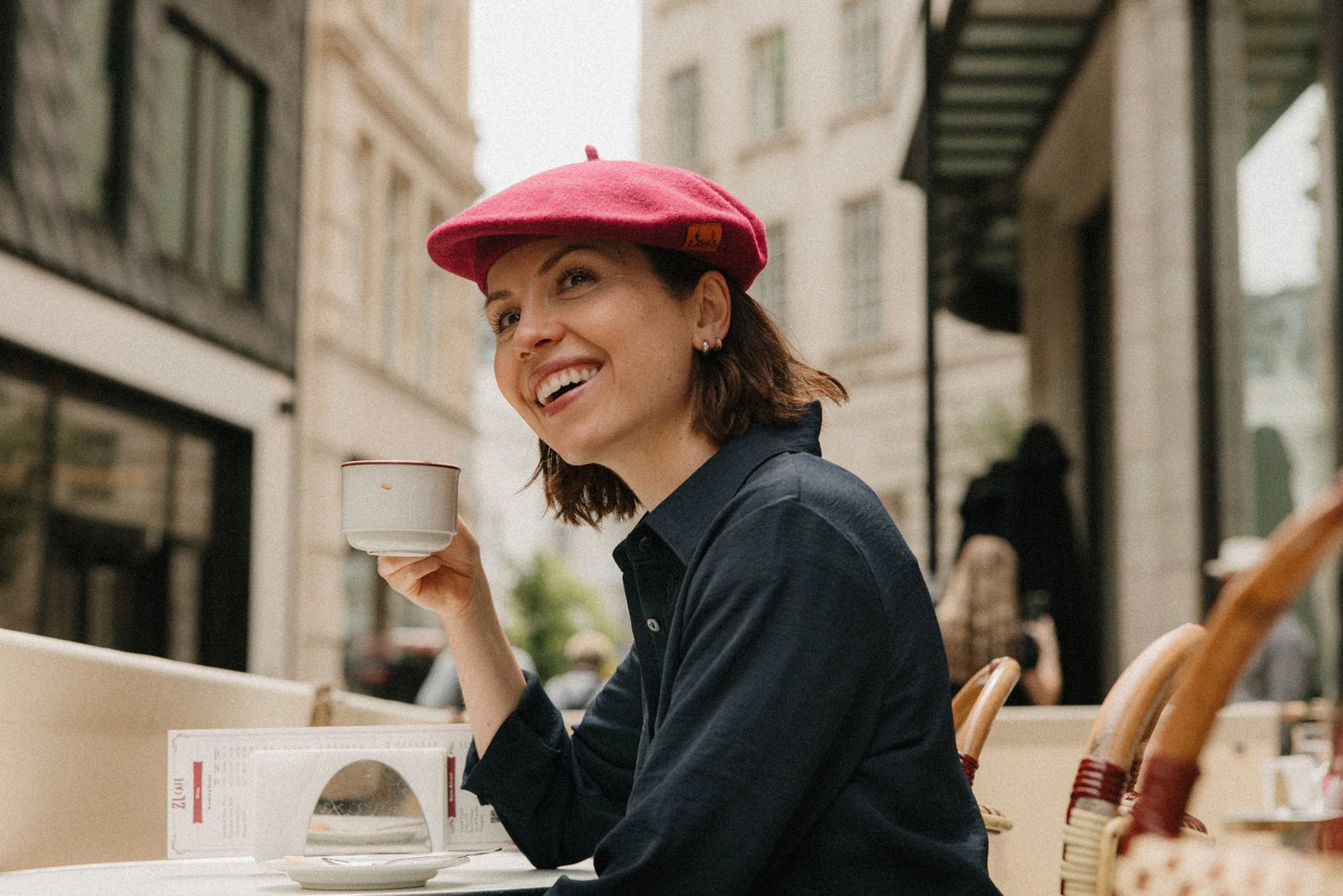 Unisex Beret Merino Wool Classic Fit