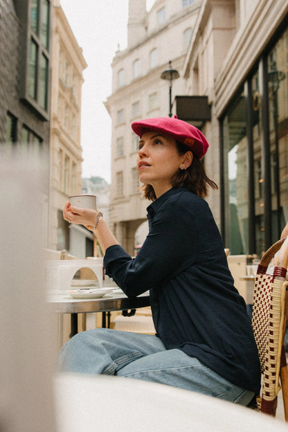Unisex Beret Merino Wool Classic Fit