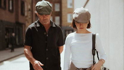 British Linen Flat Cap