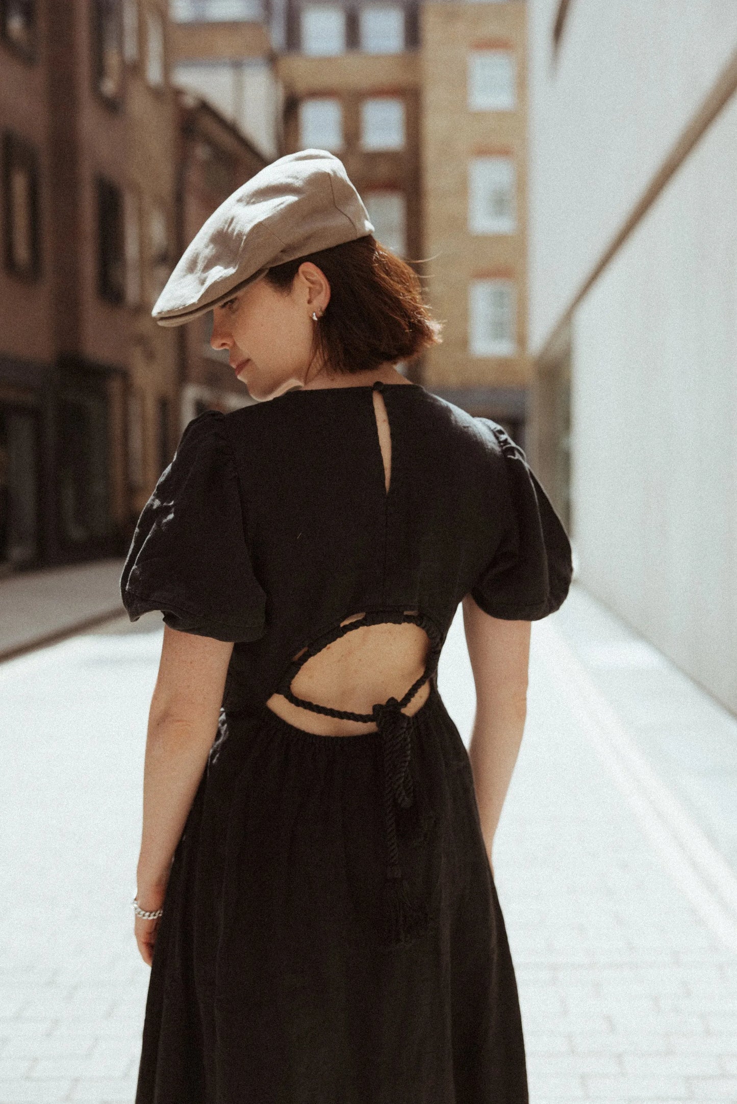 British Linen Flat Cap