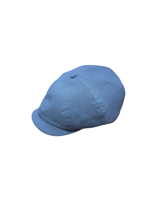 Linen 'Brooklyn' Bakerboy Cap