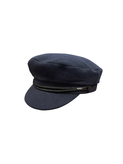 Navy Wool Mariner Cap