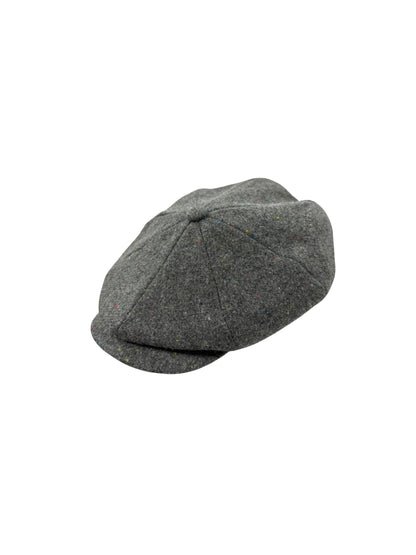 Speckled 'Brooklyn' Newsboy Cap (GREY)