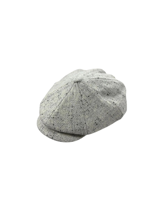 Speckled 'Brooklyn' Newsboy Cap (PALE GREY)