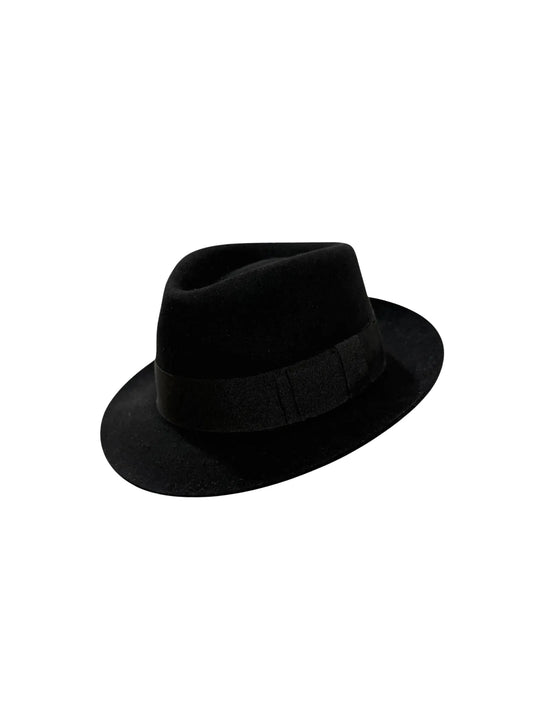 City Trilby Furfelt (BLACK)