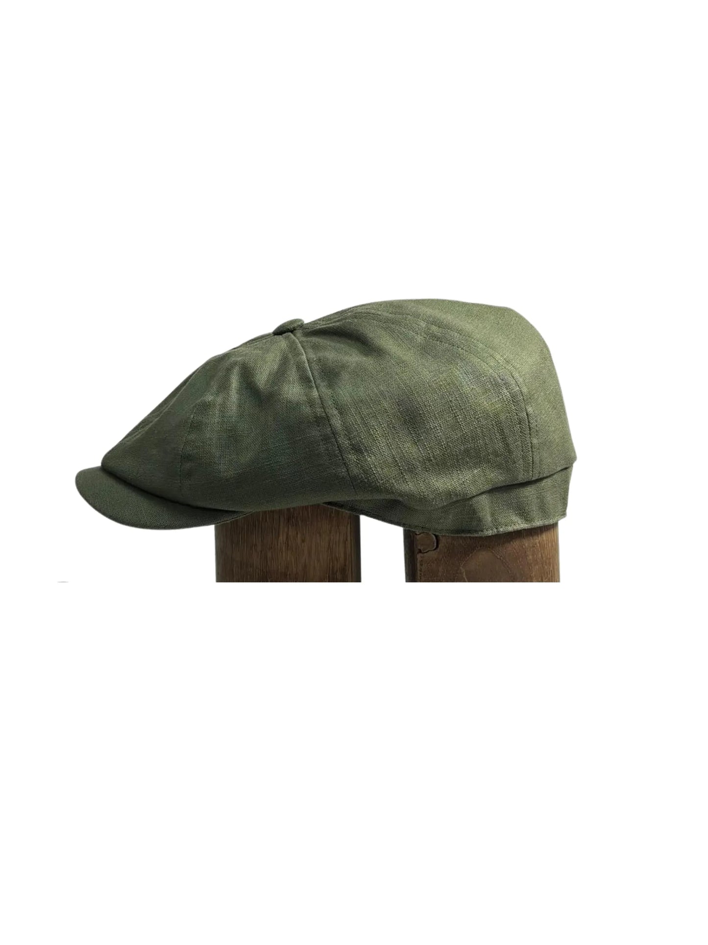 Linen 'Brooklyn' Bakerboy Cap