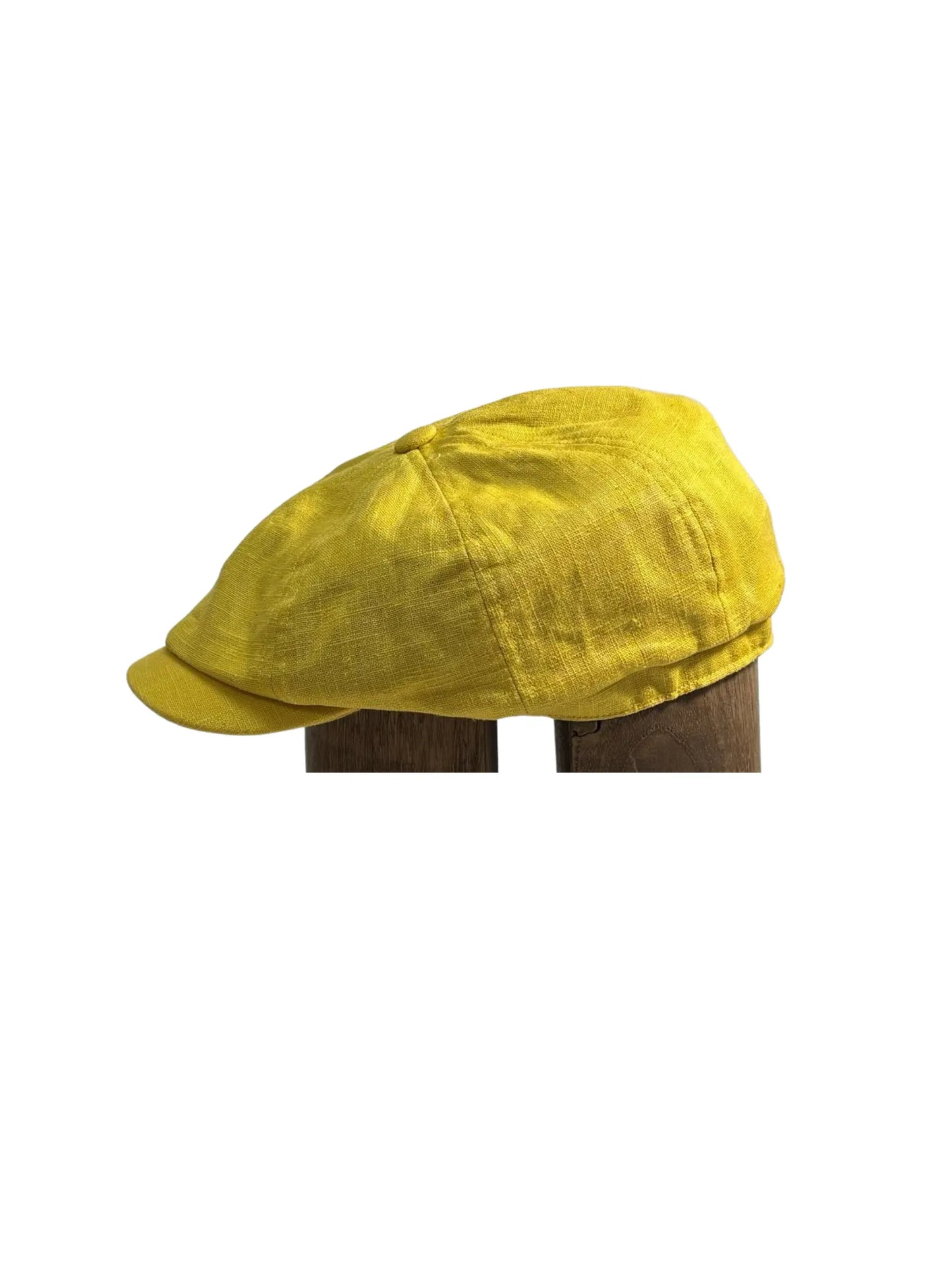 Linen 'Brooklyn' Bakerboy Cap