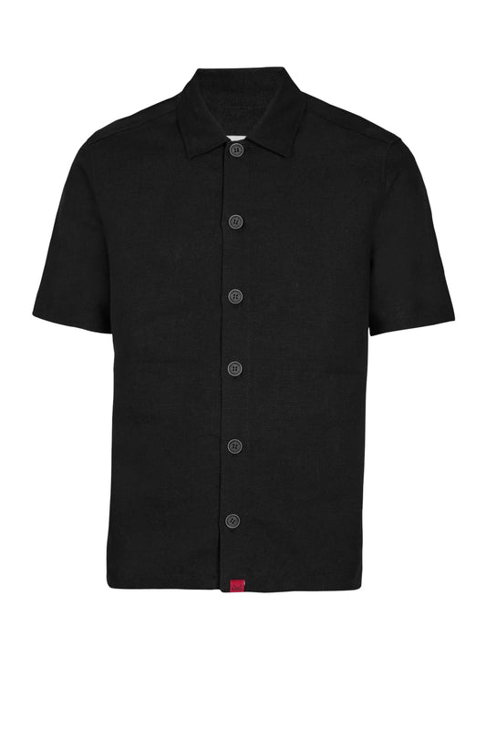 Linen Utility Short Sleeve Shirt