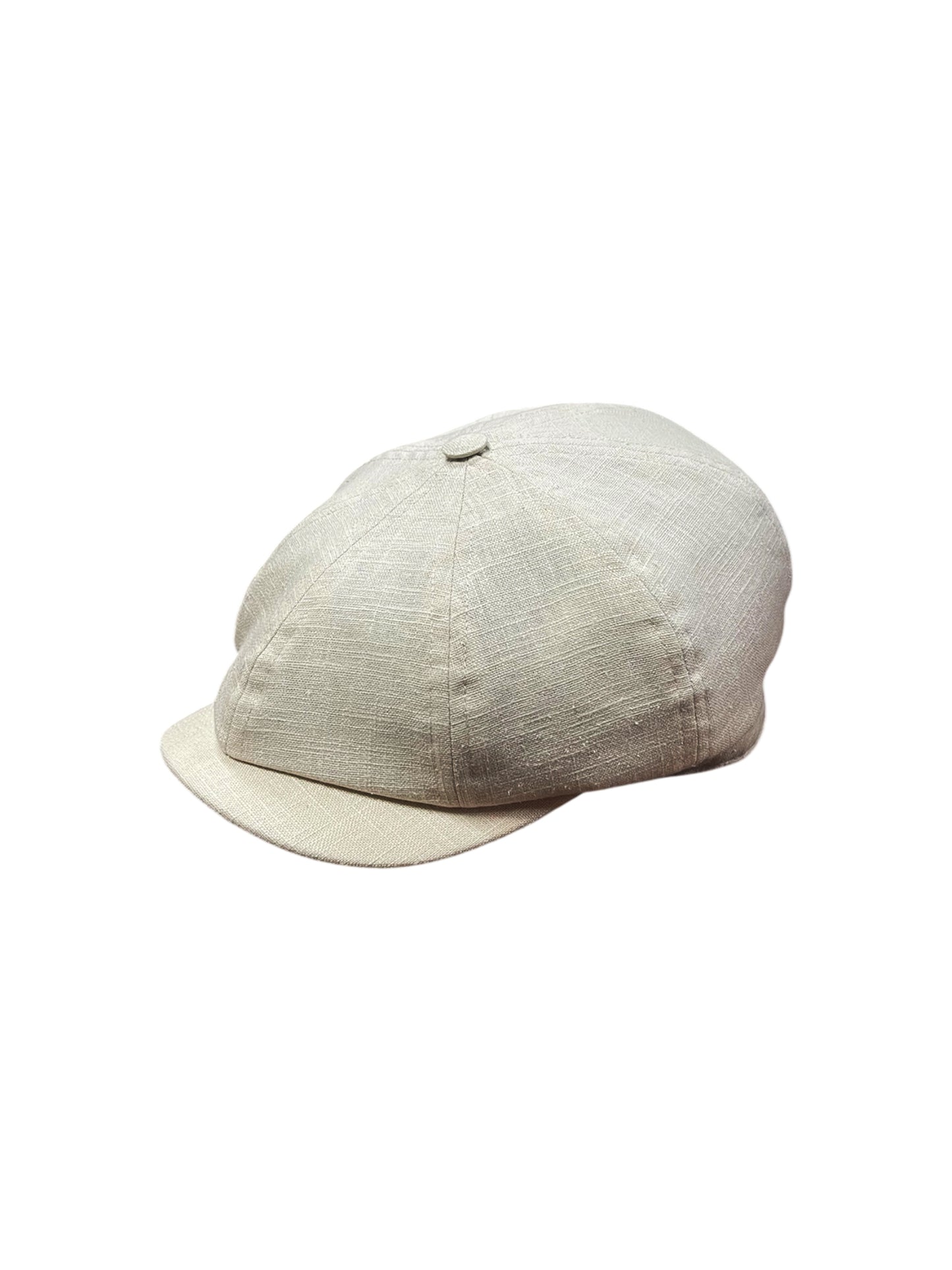 Linen 'Brooklyn' Newsboy Cap