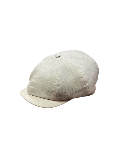 Linen Brooklyn Newsboy Cap