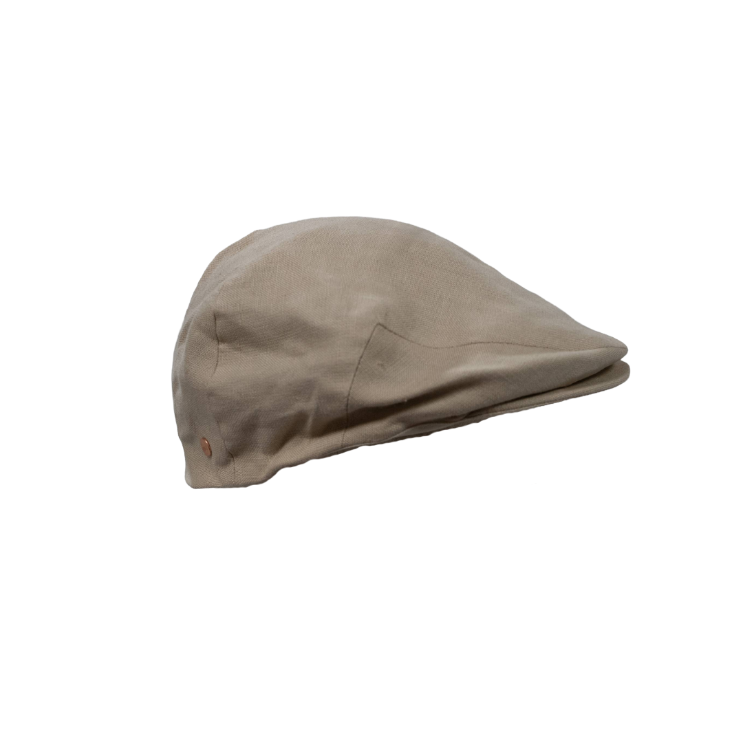 British Linen Flat Cap