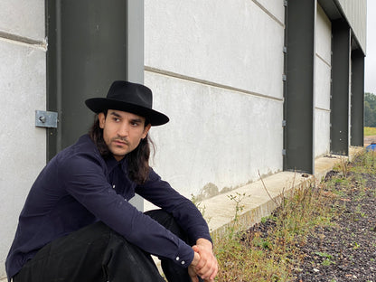 “The American” Fedora – Cashmere Felt 1950s Rebel Hat
