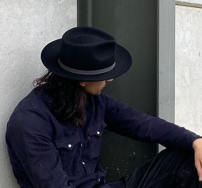 “The American” Fedora – Cashmere Felt 1950s Rebel Hat