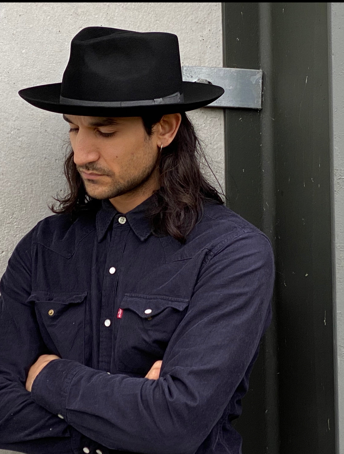 “The American” Fedora – Cashmere Felt 1950s Rebel Hat