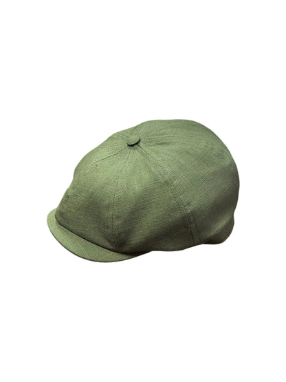 Linen Brooklyn Newsboy Cap