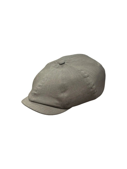 Linen Brooklyn Newsboy Cap