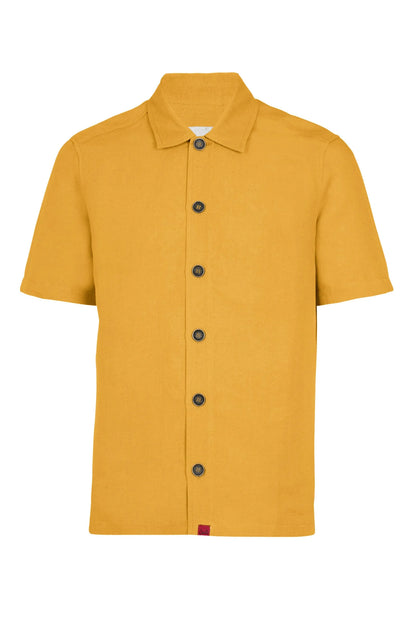 Linen Utility Short Sleeve Shirt