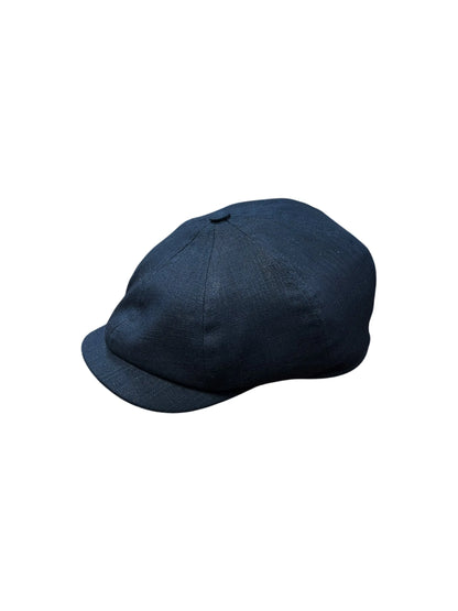 Linen Brooklyn Newsboy Cap