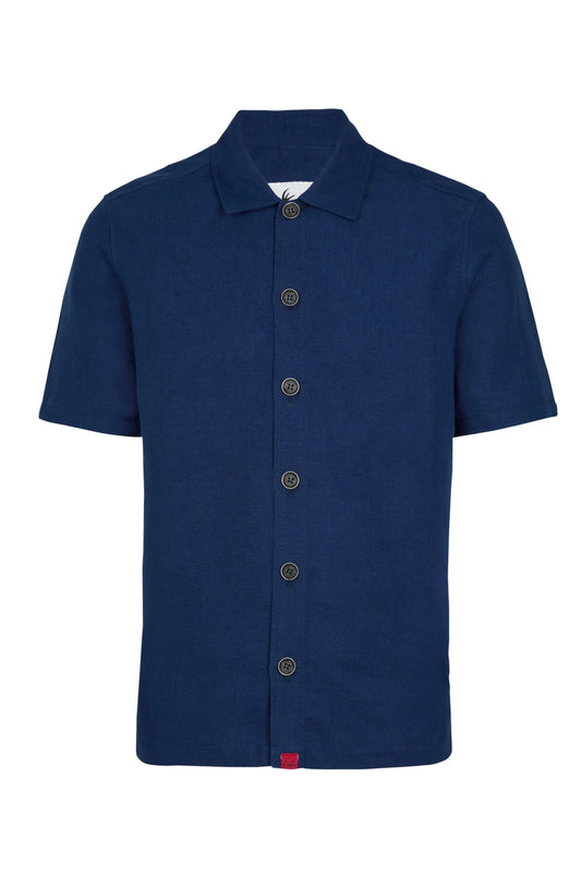 Linen Utility Short Sleeve Shirt