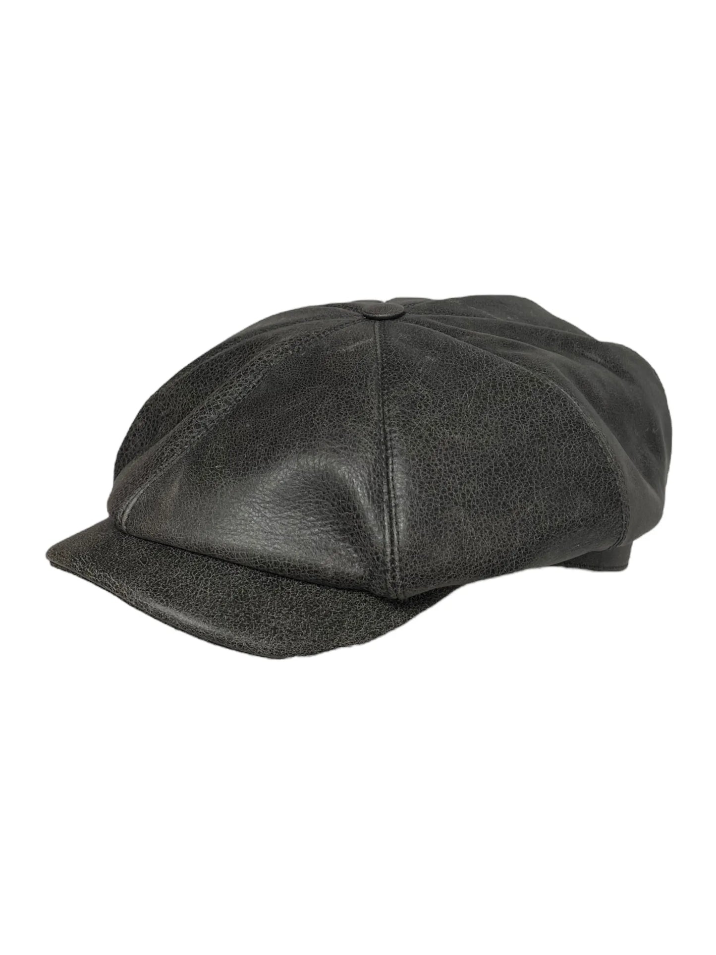 Leather Brooklyn Cap