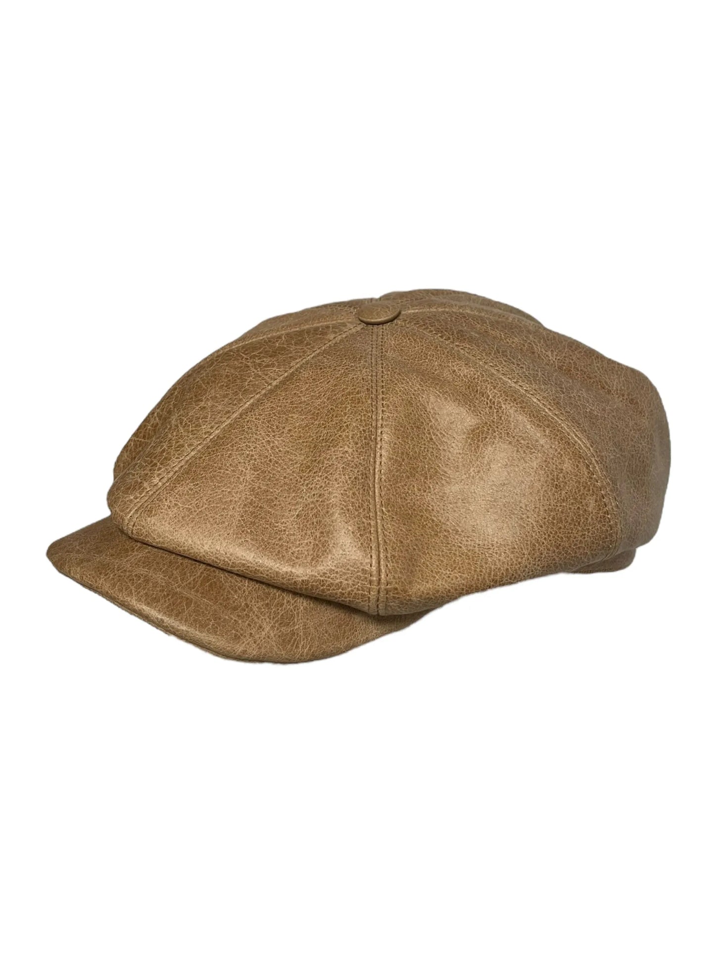 Leather Brooklyn Cap