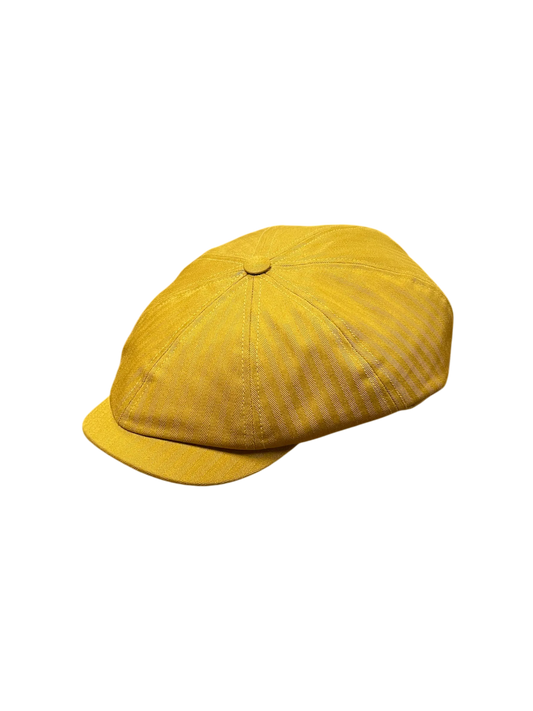 Herringbone Cotton ‘Brooklyn’ Newsboy Cap