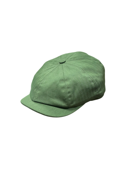 Herringbone Cotton ‘Brooklyn’ Newsboy Cap