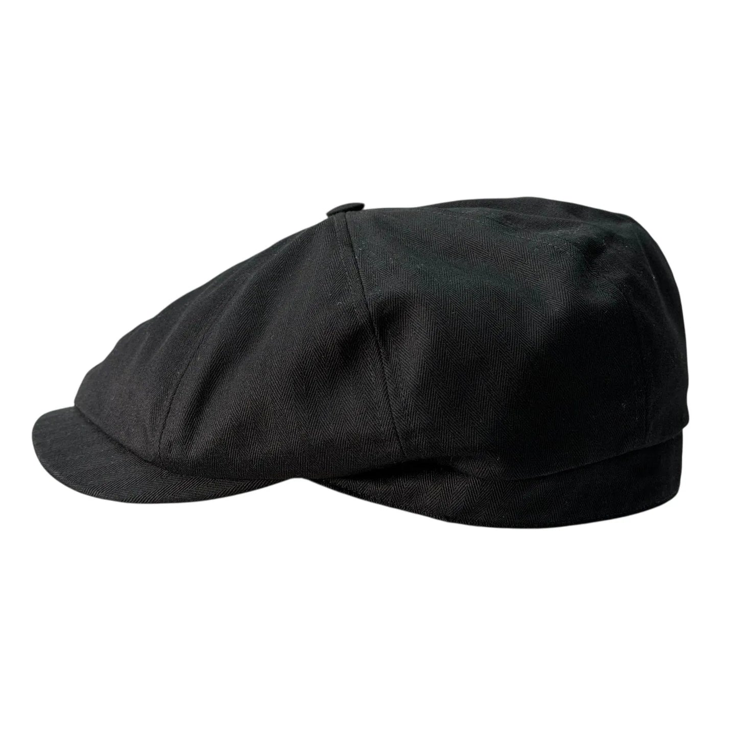 Brooklyn Bakerboy Cap - Herringbone Cotton 'Newsboy'