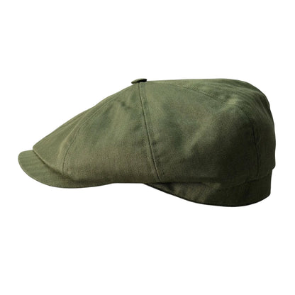 Brooklyn Bakerboy Cap - Herringbone Cotton 'Newsboy'